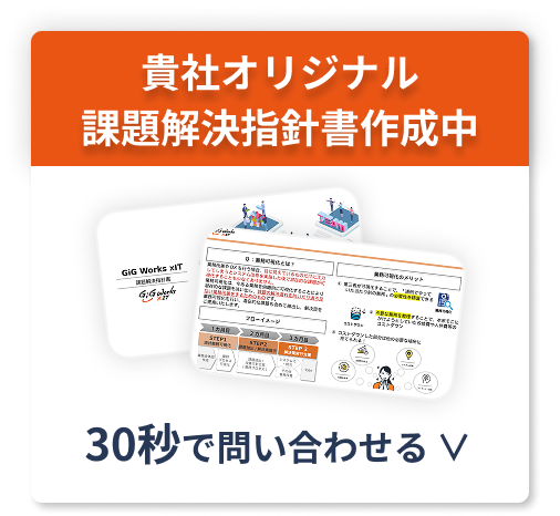 貴社オリジナル課題解決指針書作成中